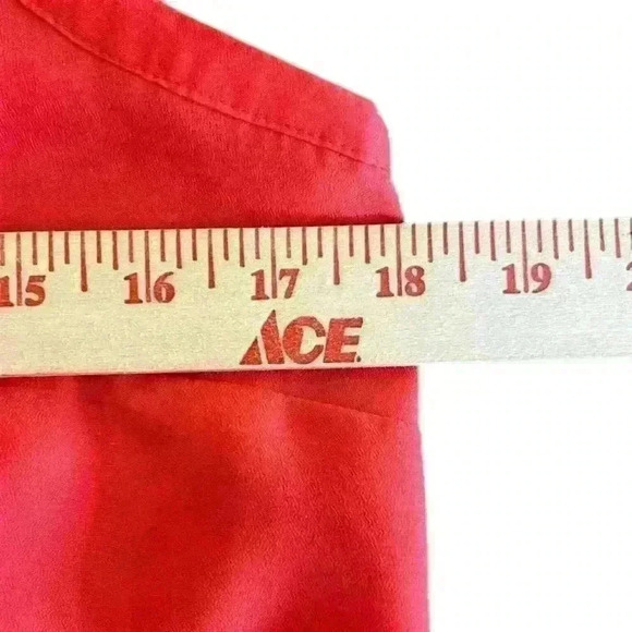 {tl} the letter Anthropologie Coral Drop Waist Drawstring Dress size small NWOT - Picture 6 of 6